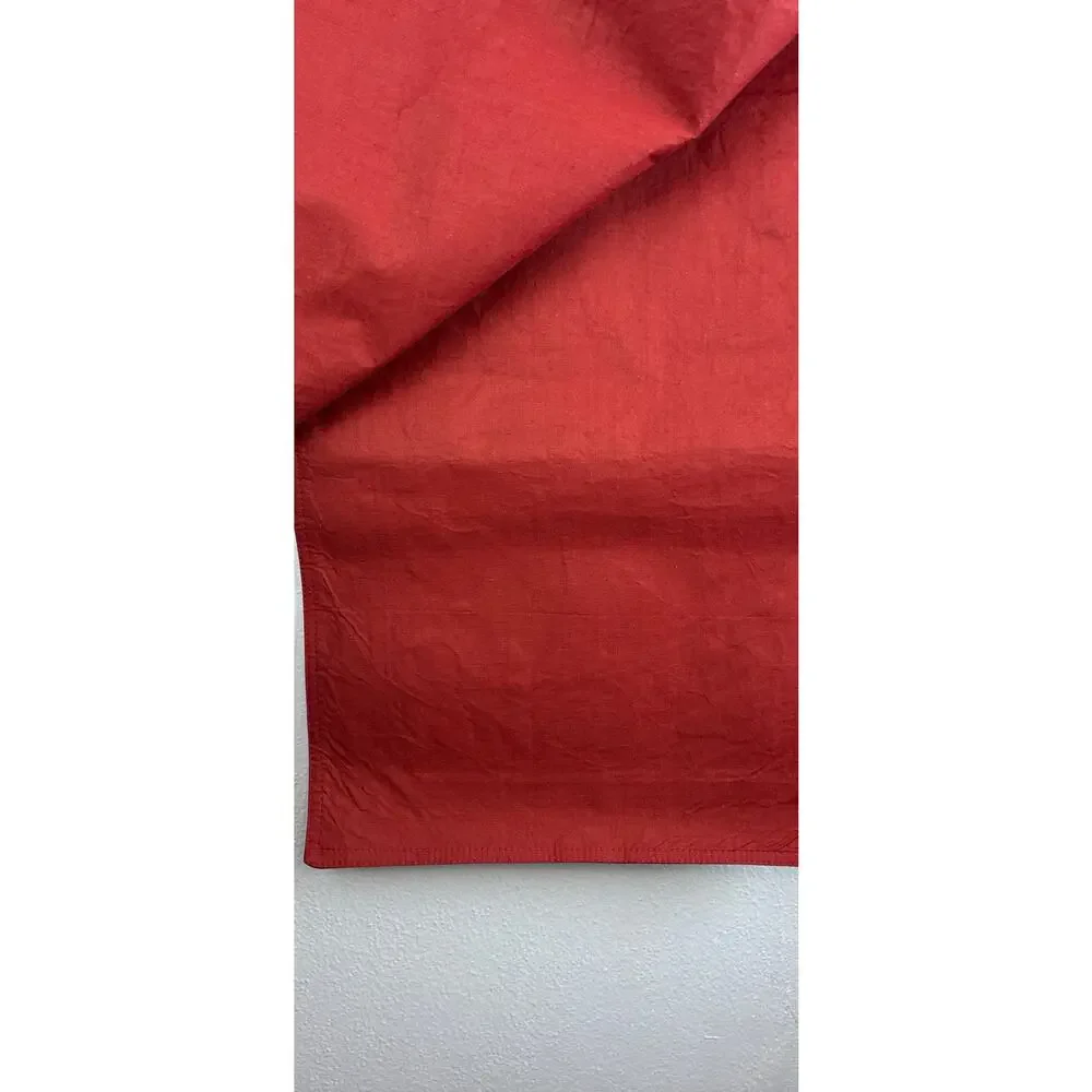 Nautica 70” Embroidered Savannah Spice 100% Ctn Floral Burgandy Table Runner
